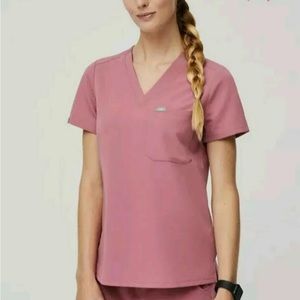 Brand NWT’s Figs Breast cancer awareness quartz scrubs, large